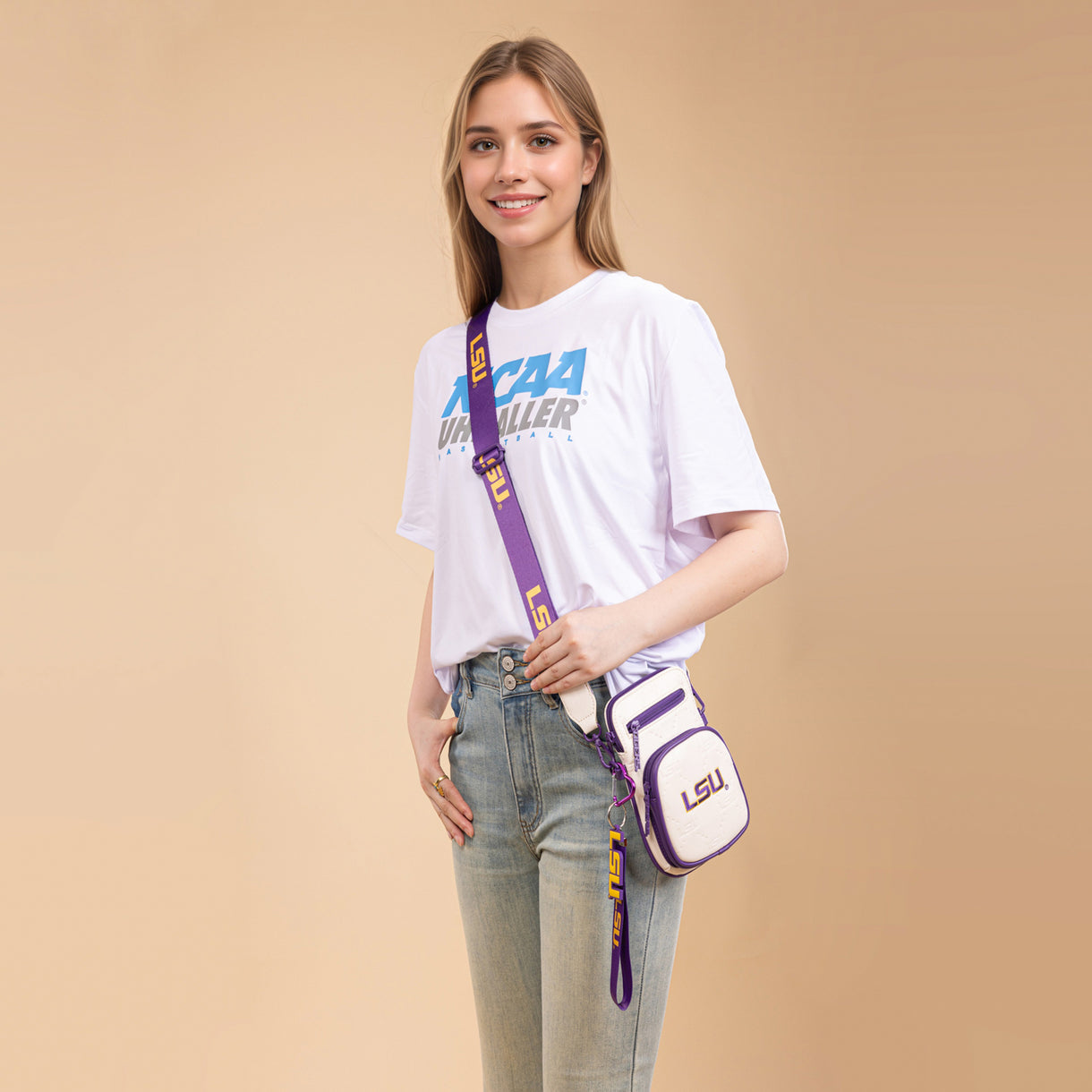 Louisiana State University Fighting Tigers Crossbody Bag