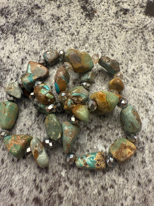 Authentic Turquoise Nugget Bracelet