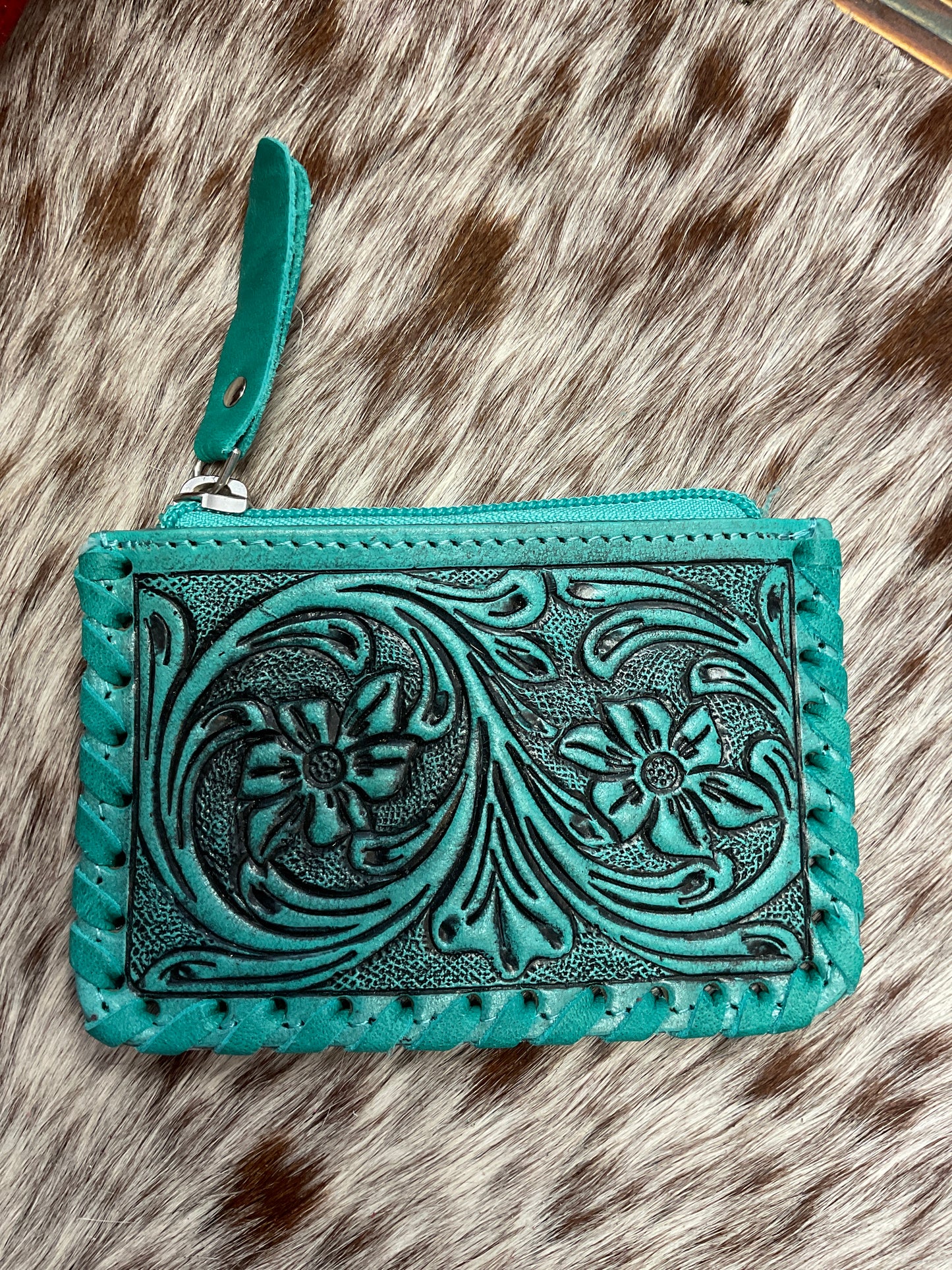 Tooled Coin Pouch
