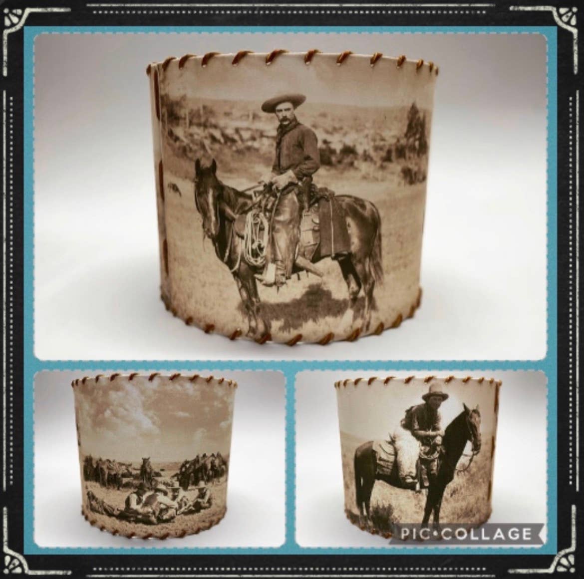 Lampshade West Texas Cowboys