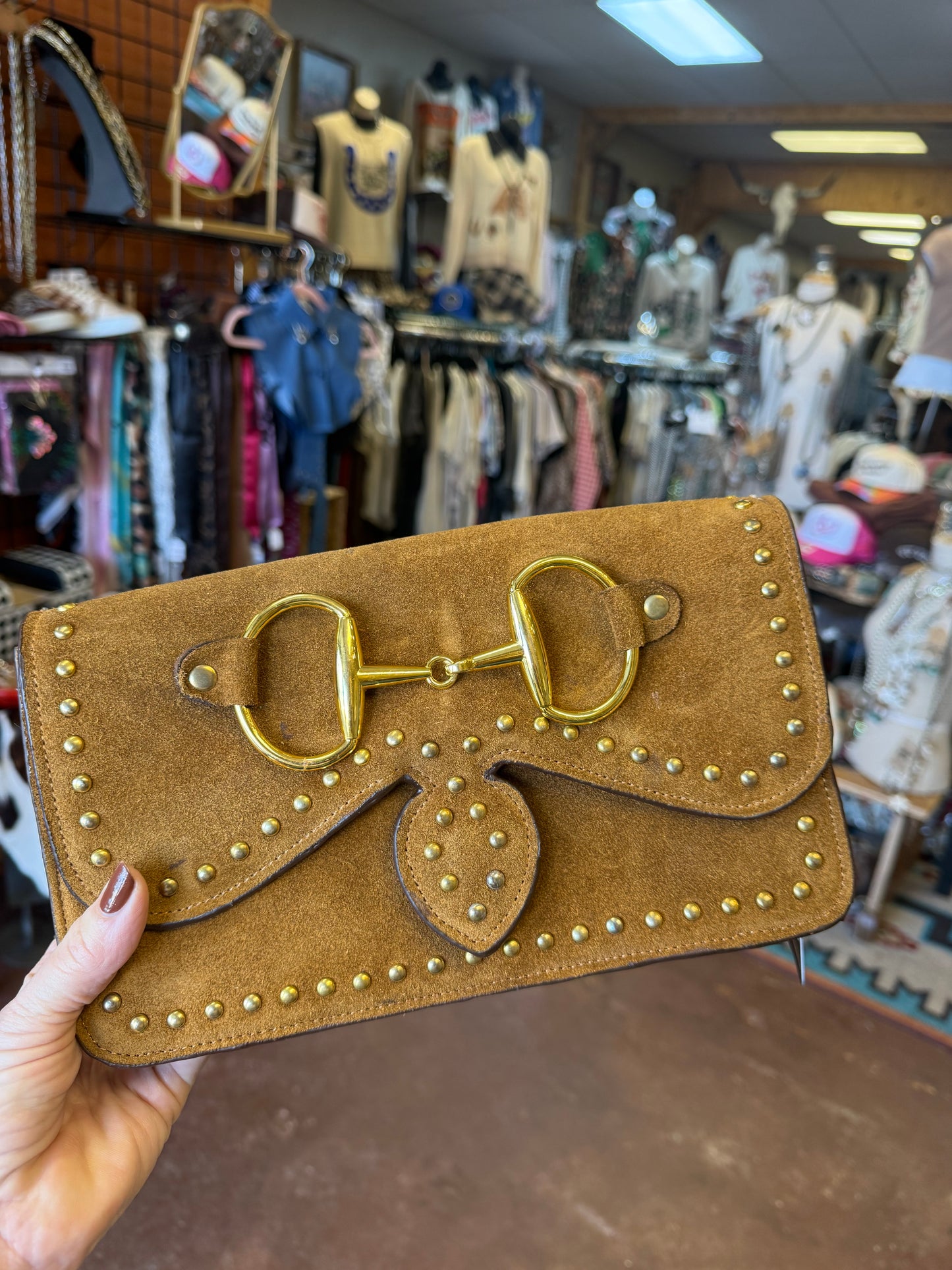 Gold Glam Cowgirl Bag
