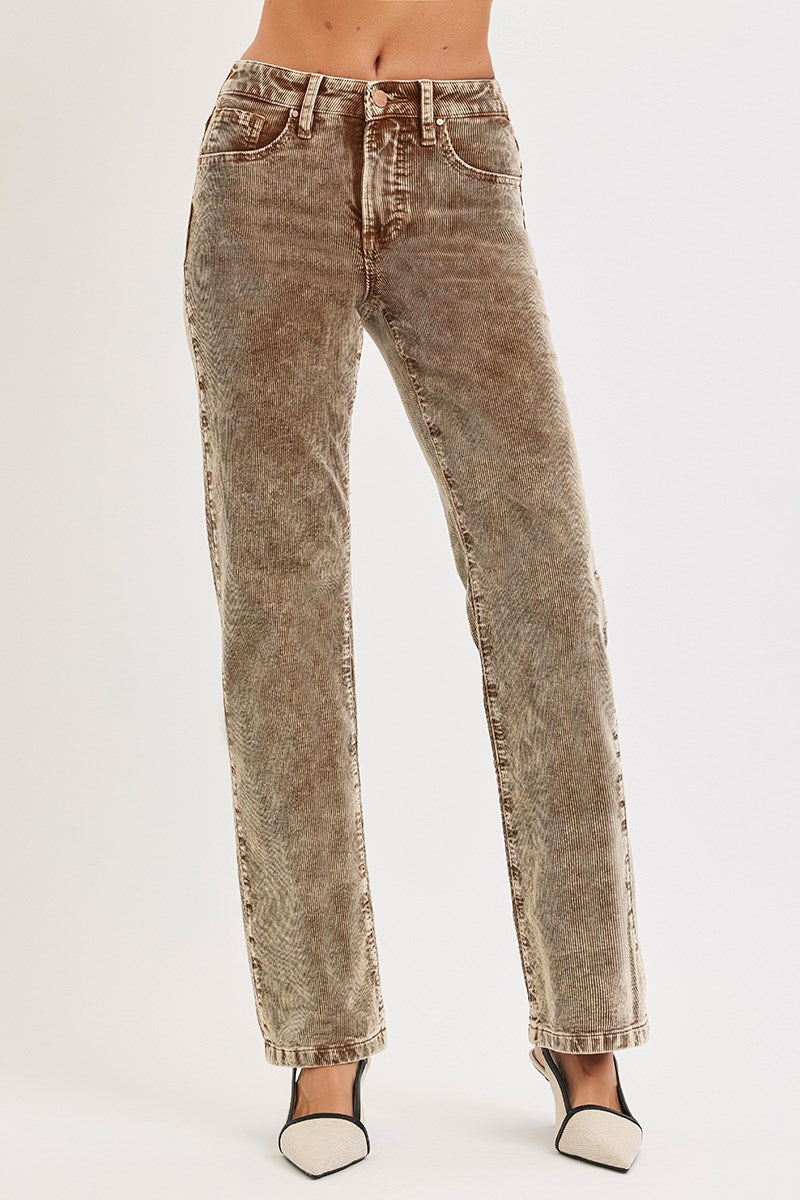 Risen Mocha Corduroy Pants