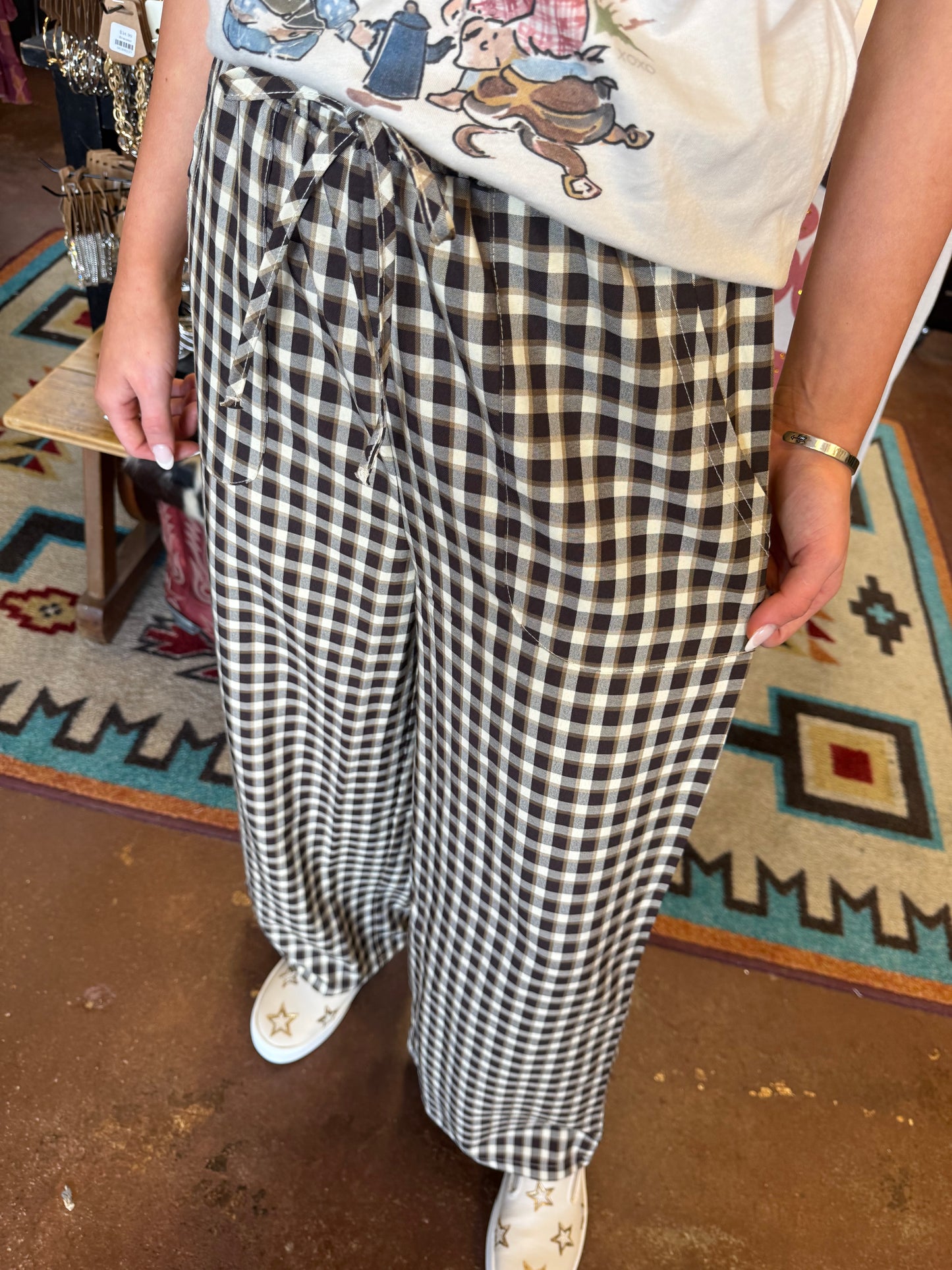 GINGHAM PANT
