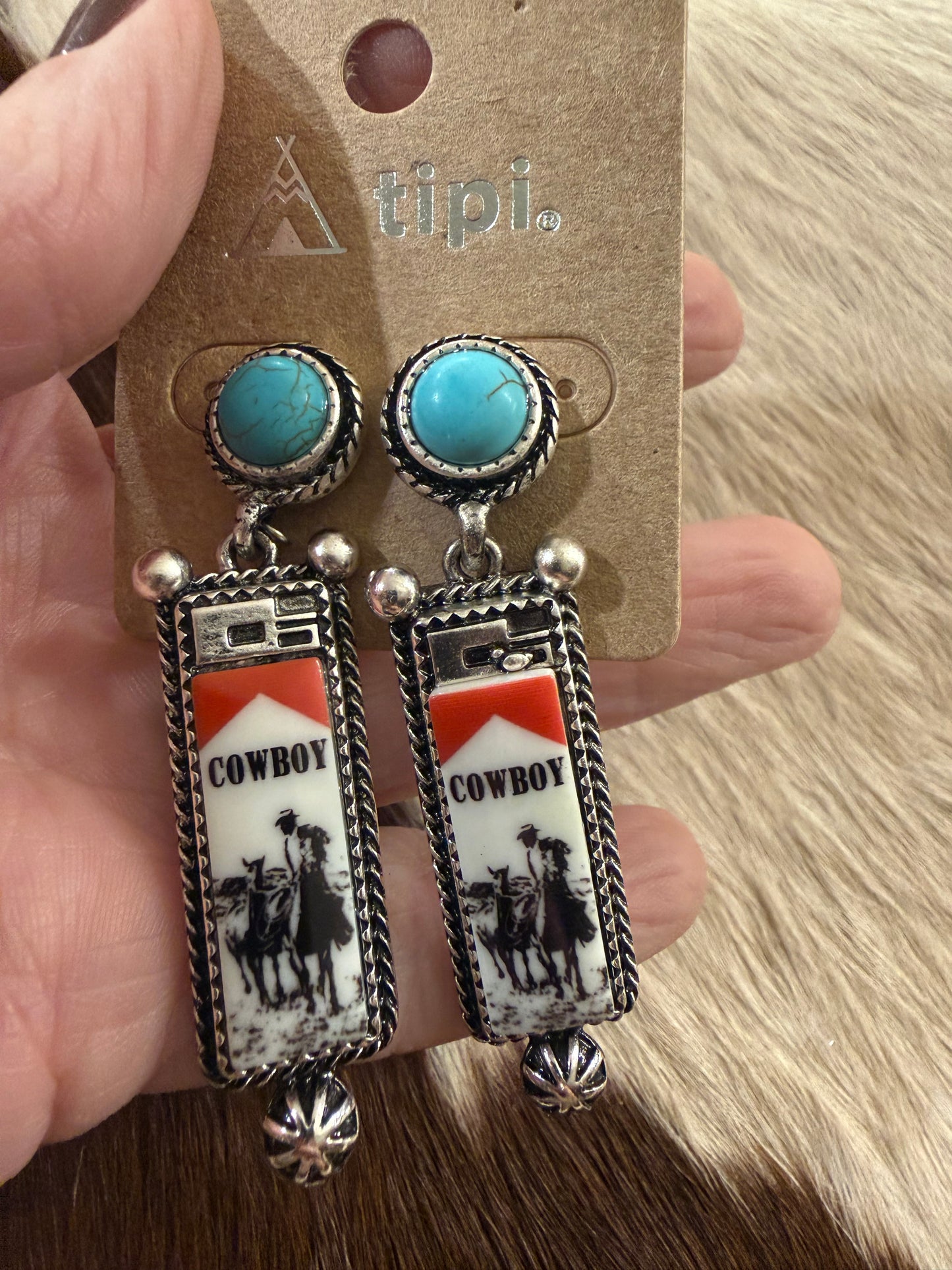 Got A Light Cowboy - Earrings