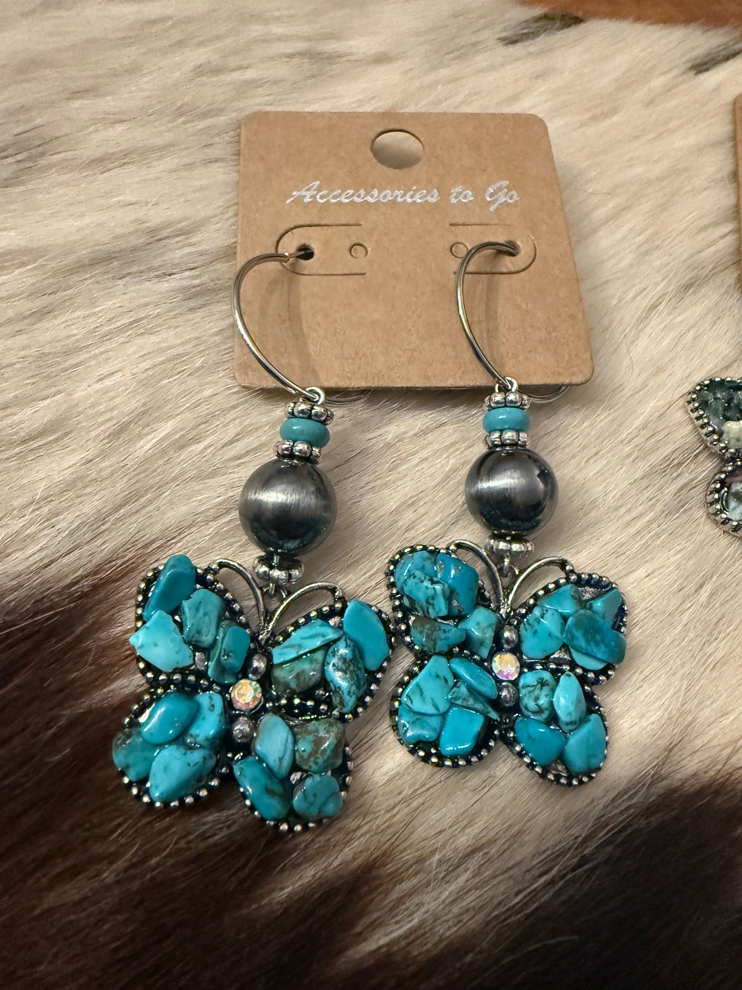 Butterfly Blue Earrings