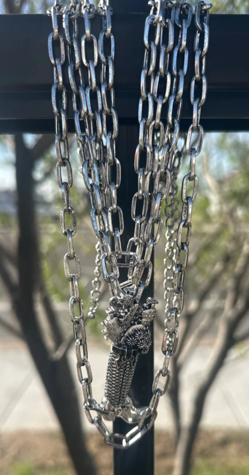 Head Over Boots Necklace