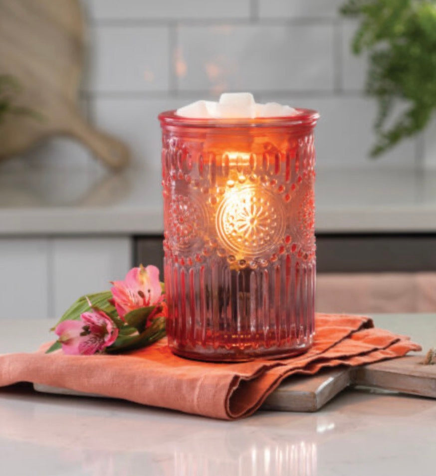 Pink Parisian Vintage Bulb Illumination Fragrance Warmer