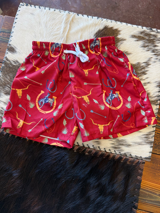 Red Arrow Cowboy Swimsuit
