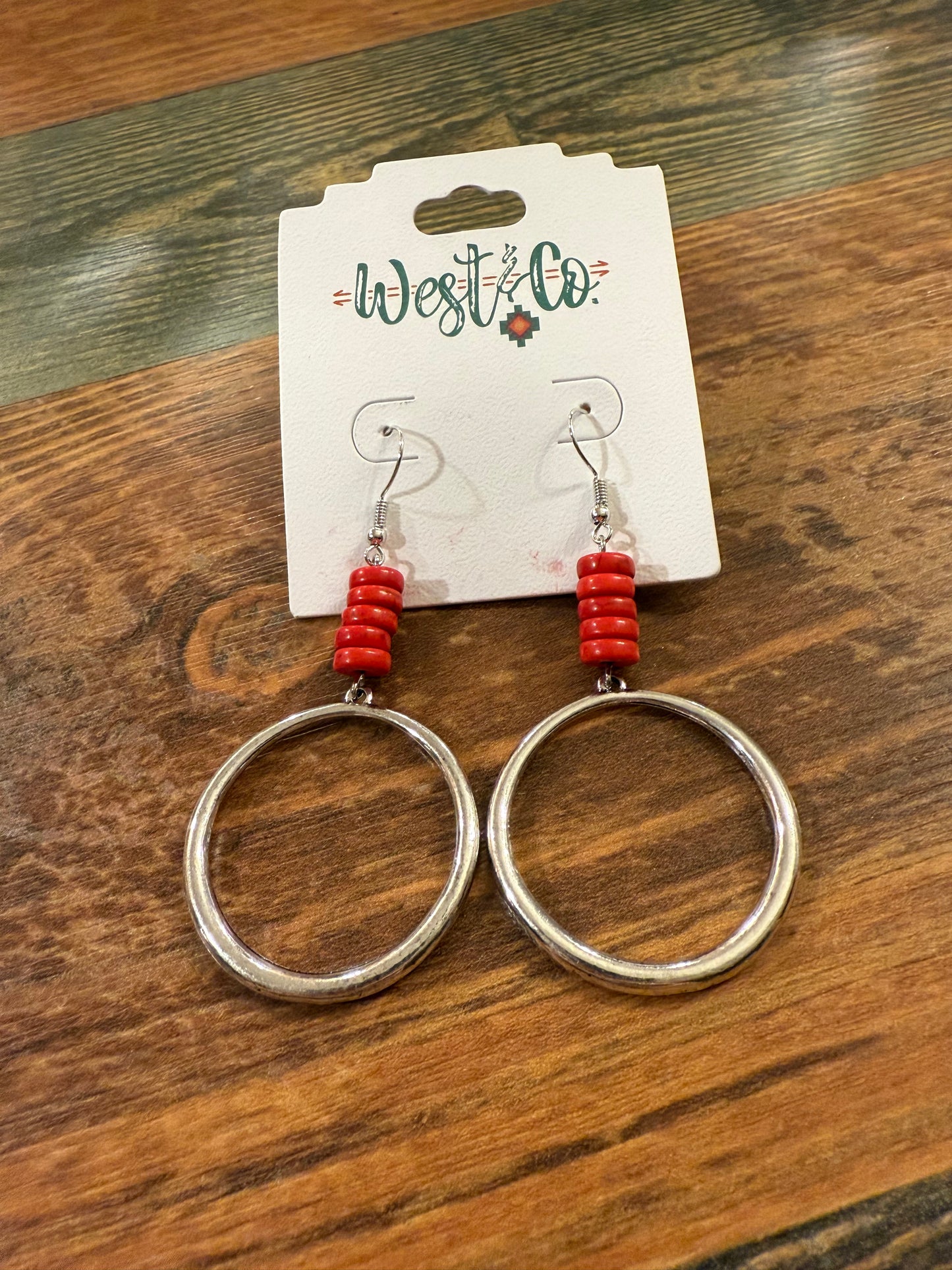 Red Rita Earrings