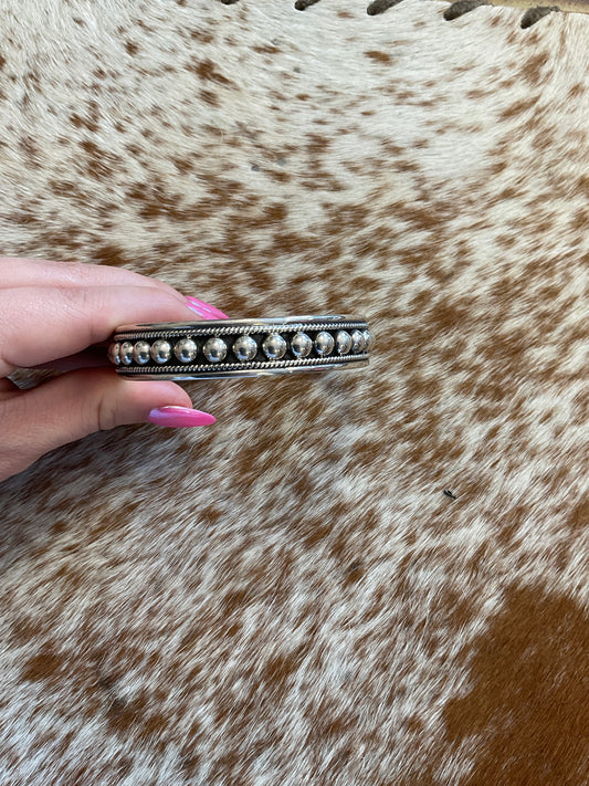 Sterling silver cuff bracelet