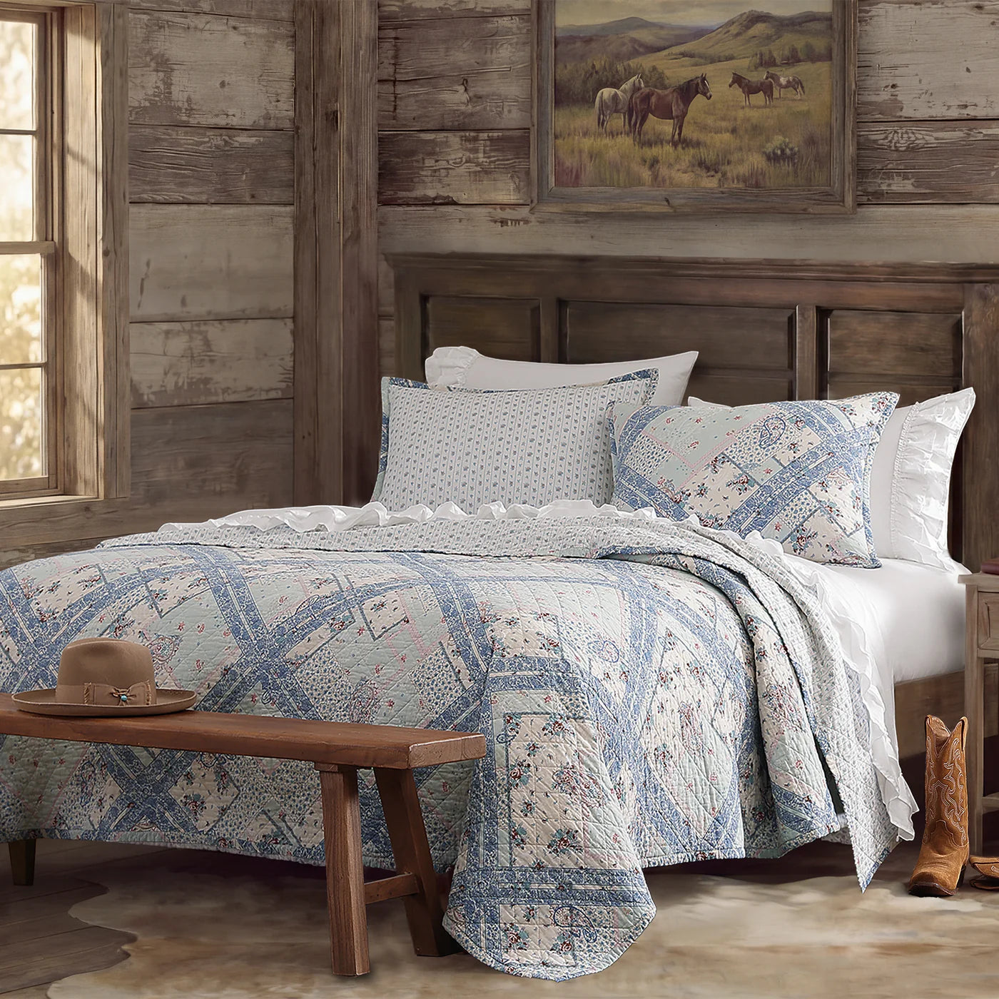 MIRABELLE PATCHWORK
PRAIRIE QUILT SET