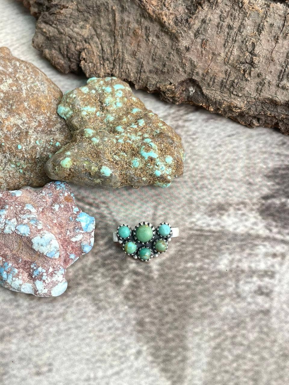 Handmade Sterling Silver Kingman Turquoise Watch Charms with Signed Nizhoni