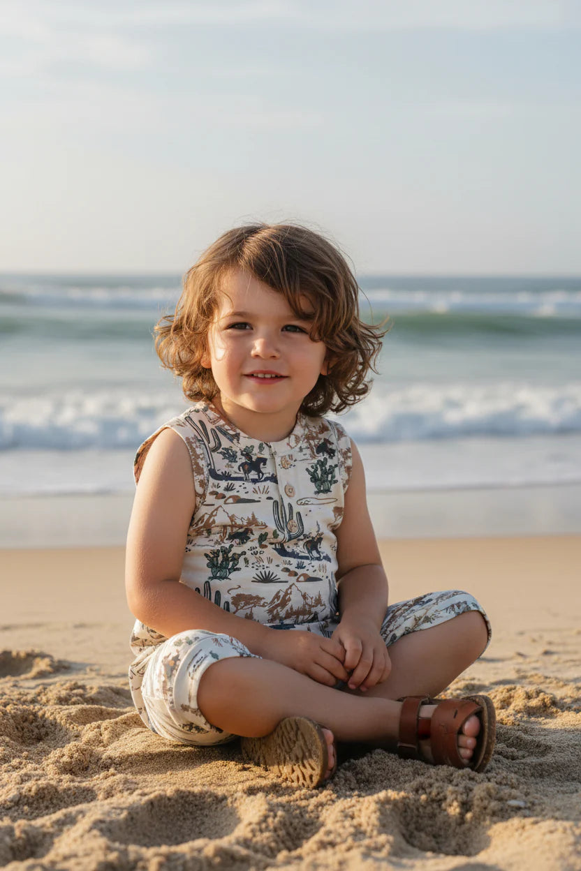 Desert Cowboy Romper