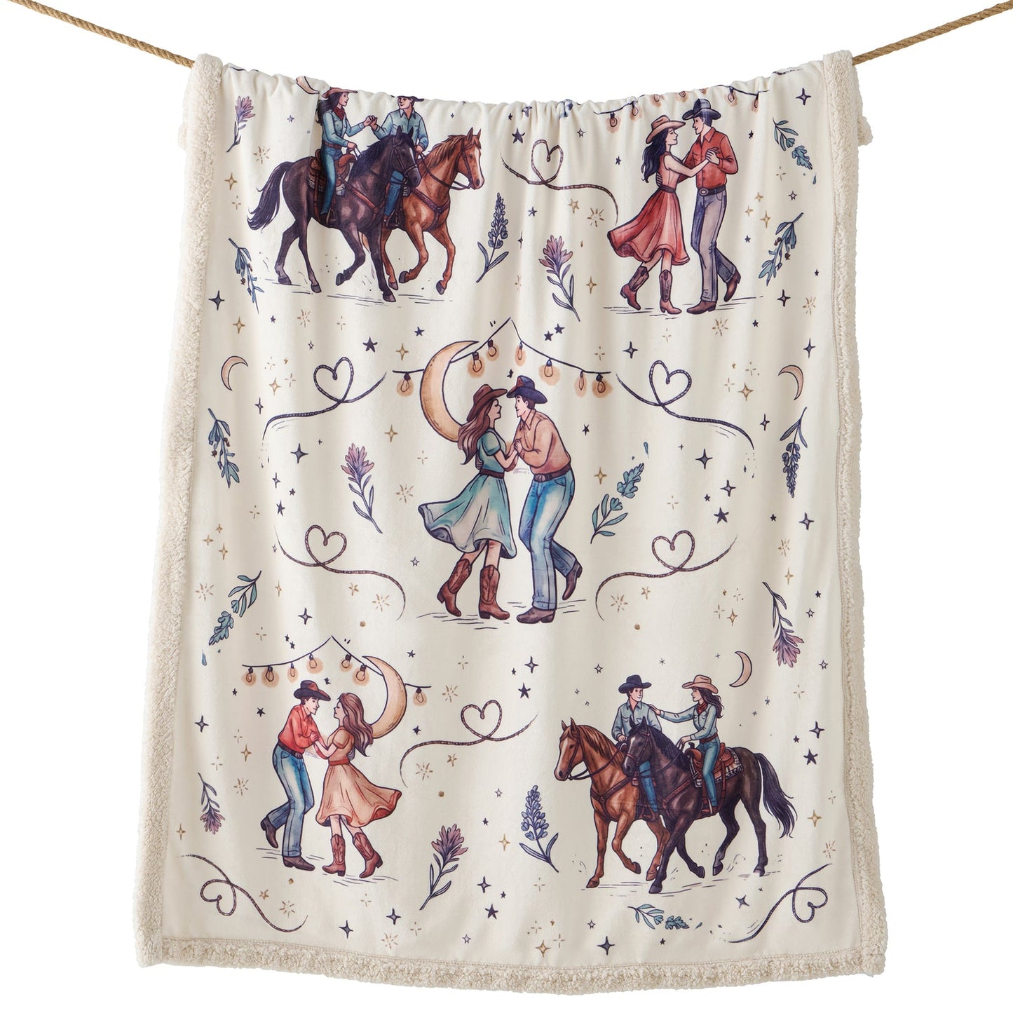 Rodeo Nights Campfire Sherpa
Throw