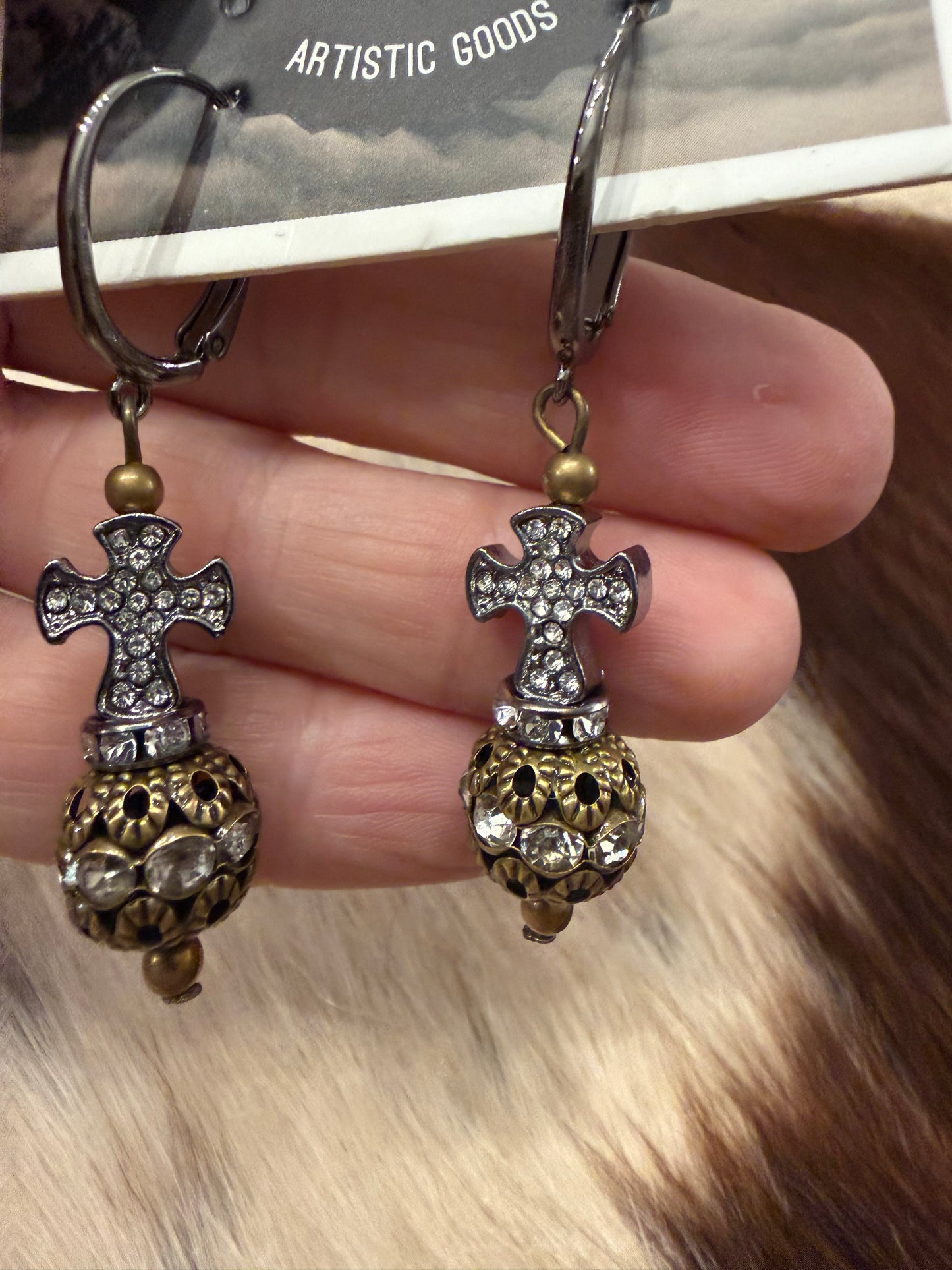 Crystal Ball Earrings