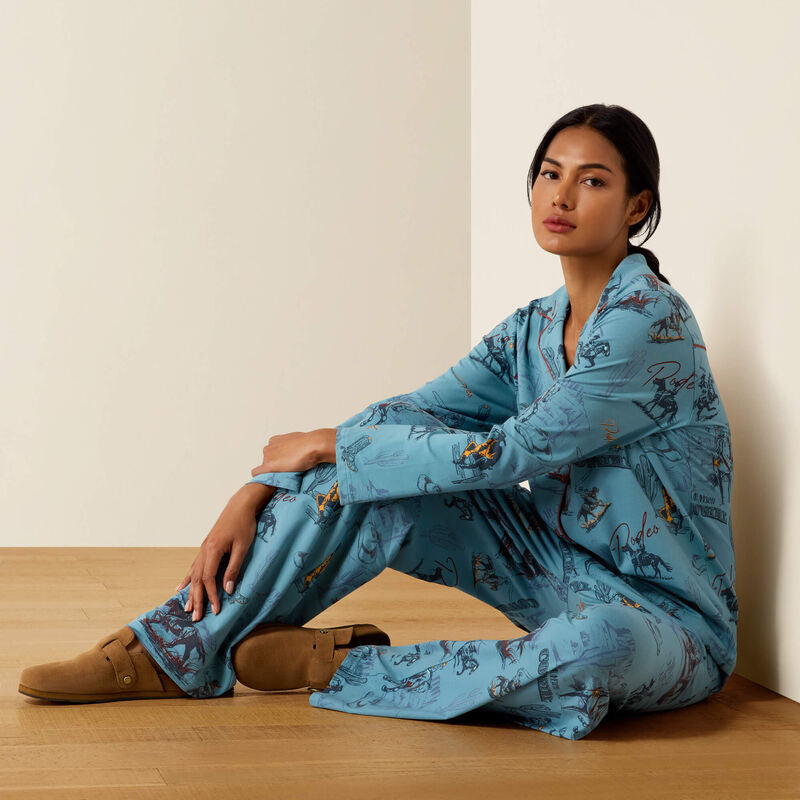Retro Rodeo Pajama Set