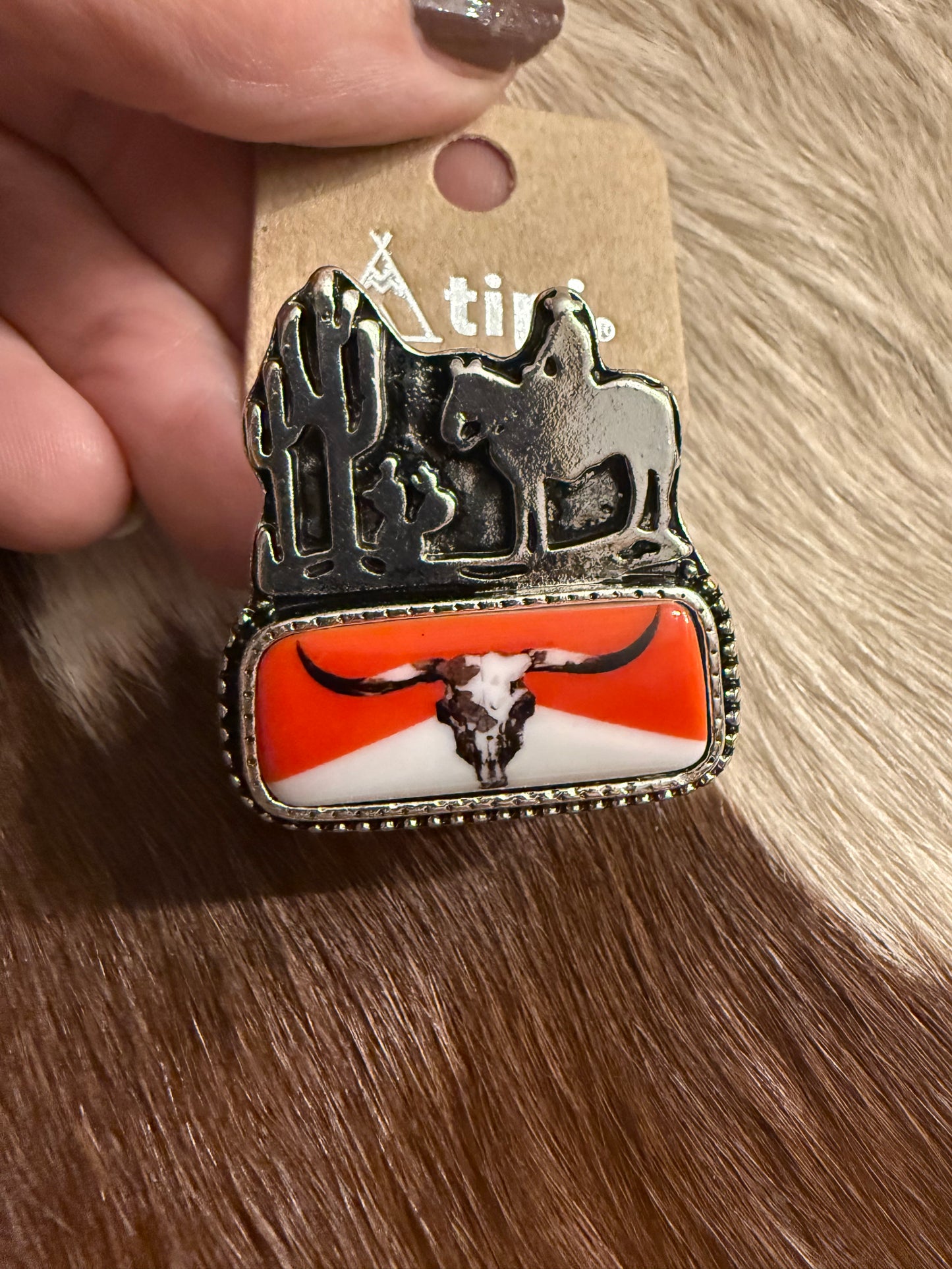 Steer Cowboy Ring