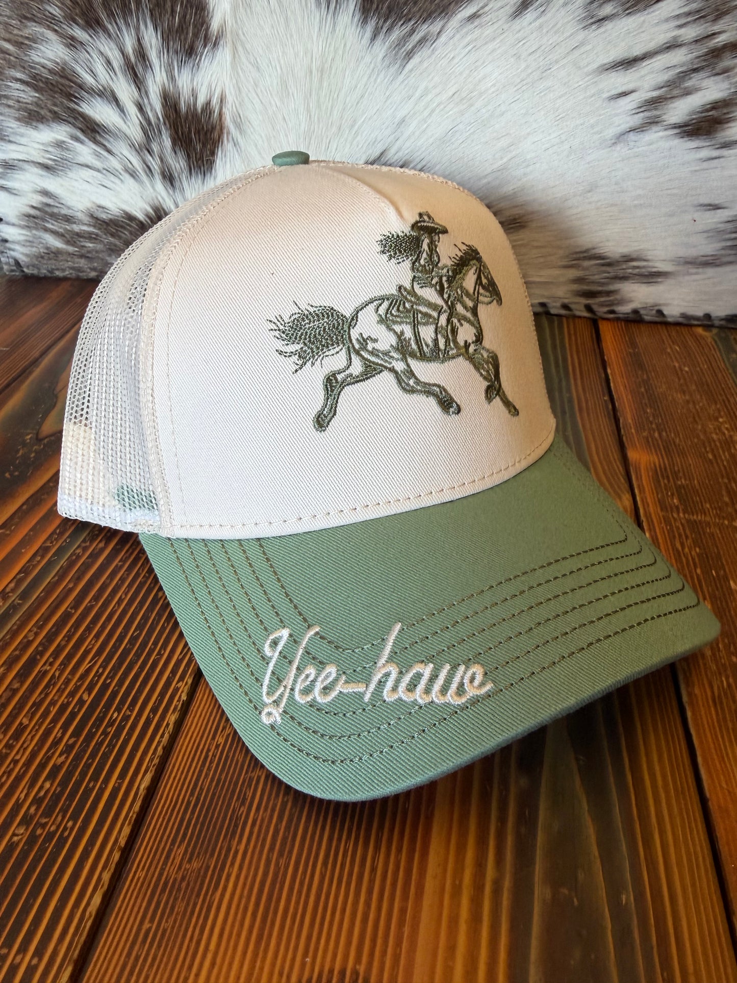 Olive Yeehaw Hat