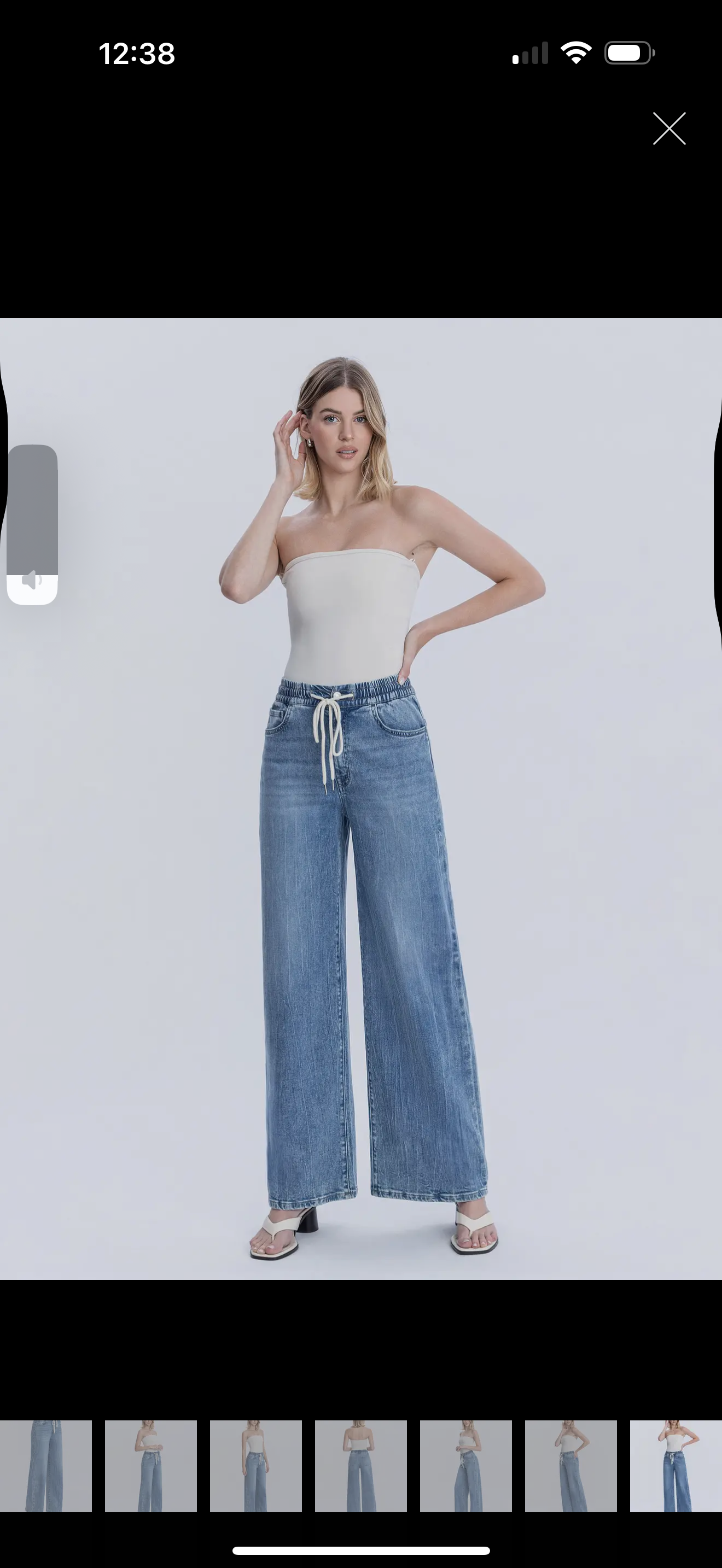 FLYING MONKEY DRAWSTRING JEANS