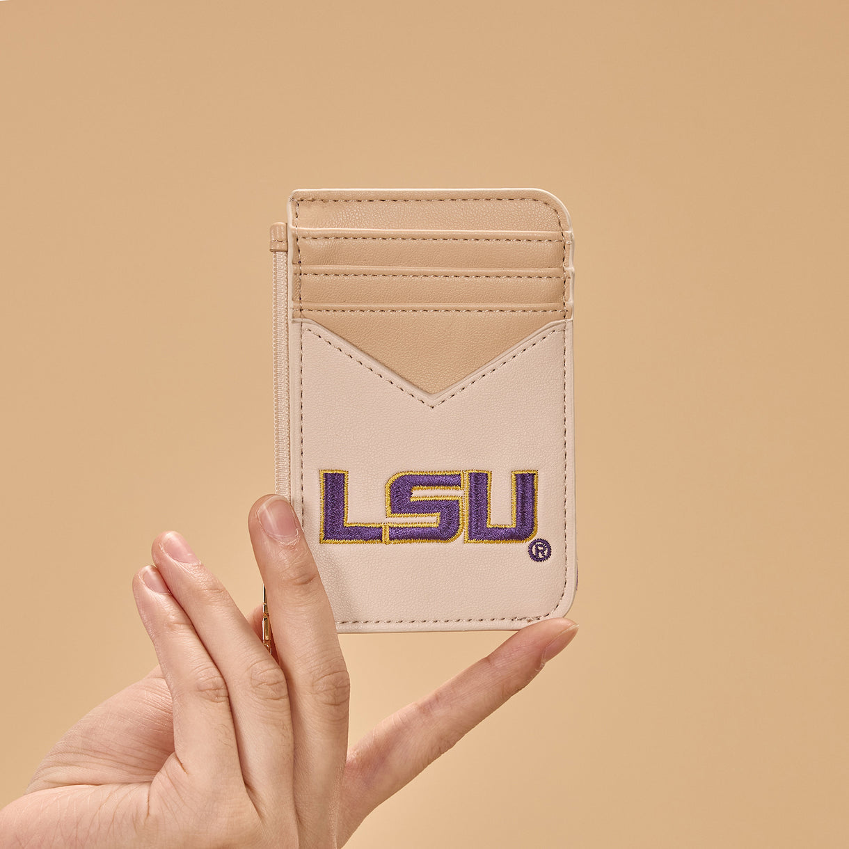 Louisiana State University Fighting
Tigers Zip Card Case