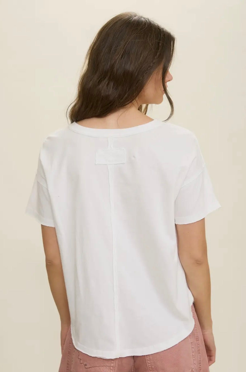 Exposed Seam T Shirt