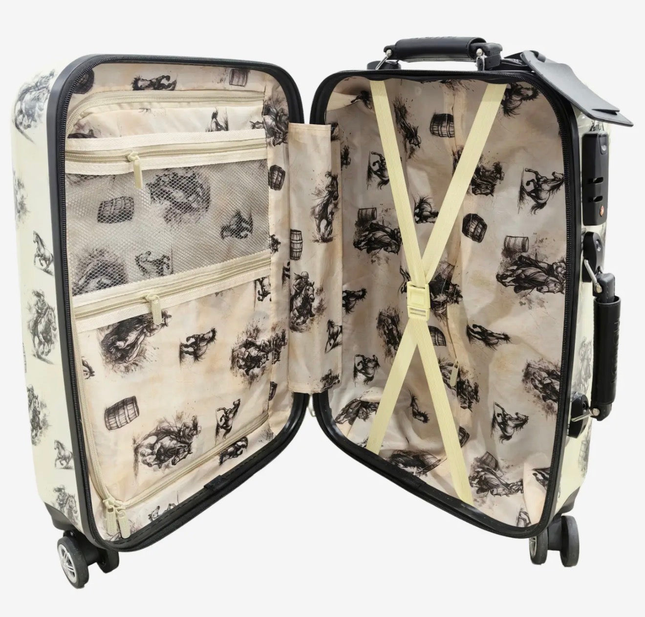 Western Print Luggage Set