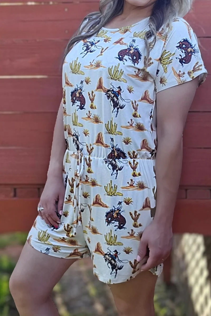 DOWN IN THE DESERT ROMPER