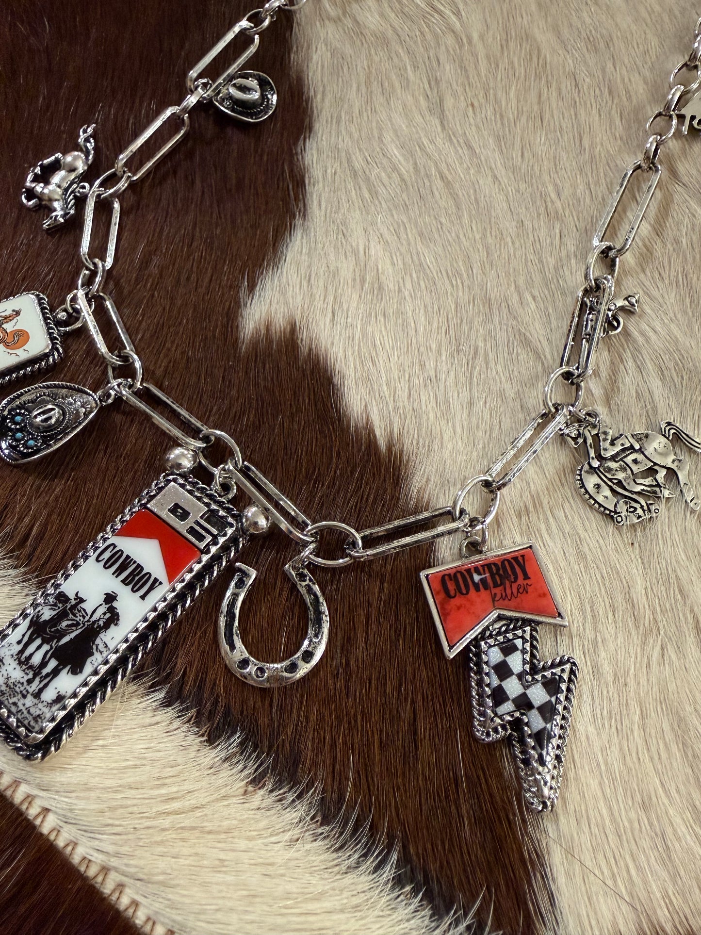 Cowboy Way Charm Necklace