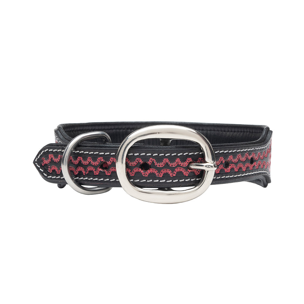 LUCKY DIEGO HAND-TOOLED DOG
COLLAR