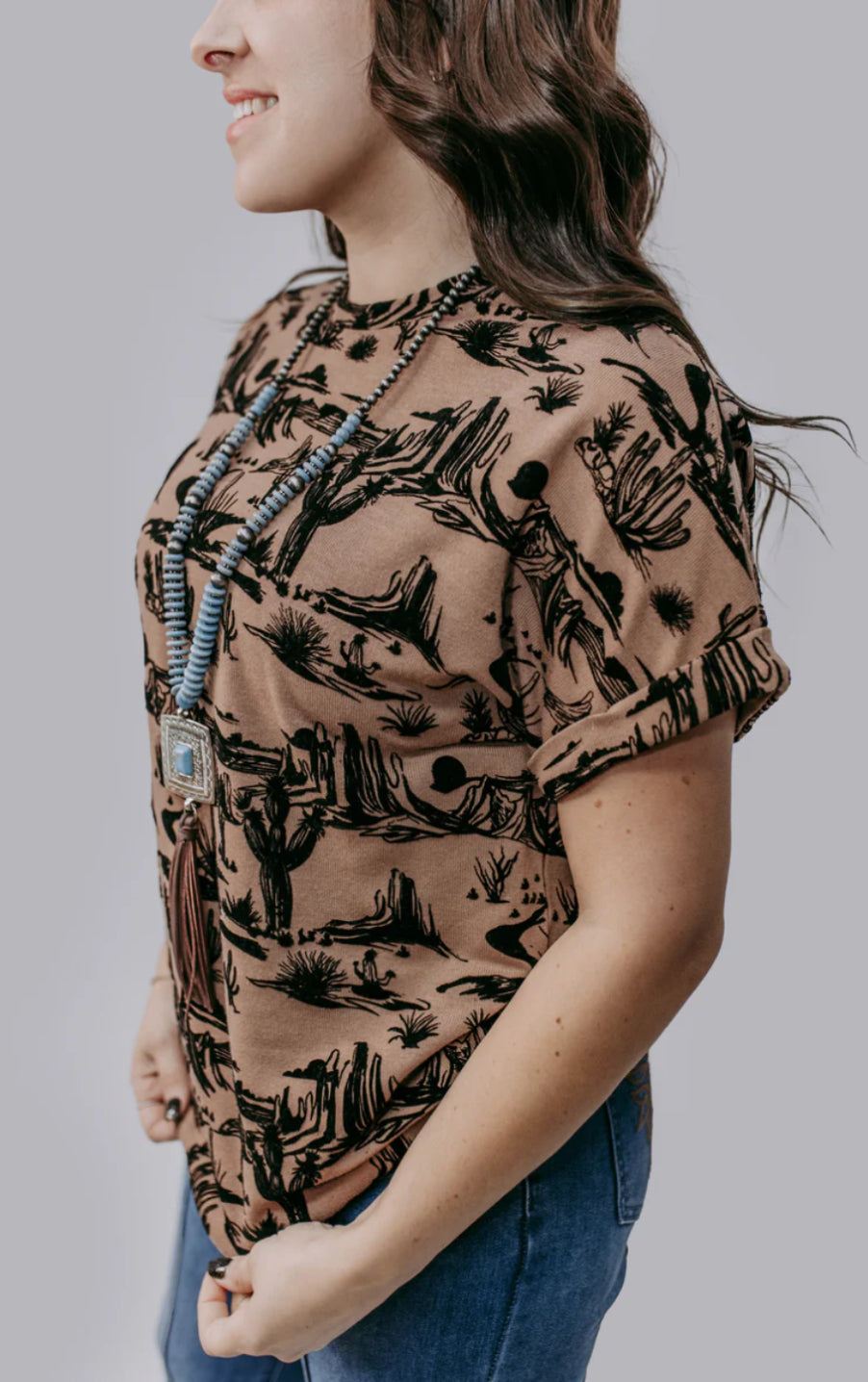 Wild West Velvet Blouse