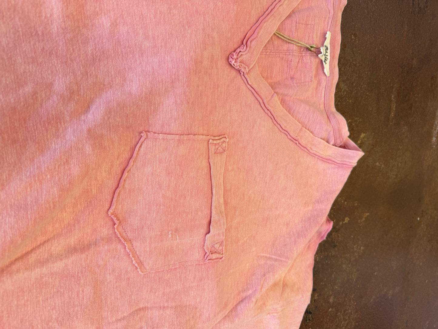 V Neck short sleeve oversized top
