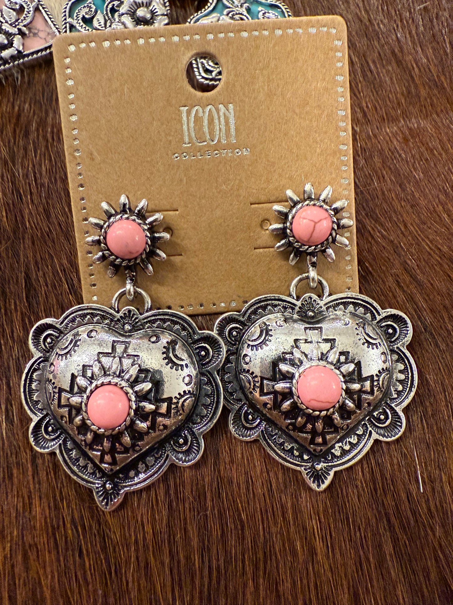 Rustic Flower Earrings