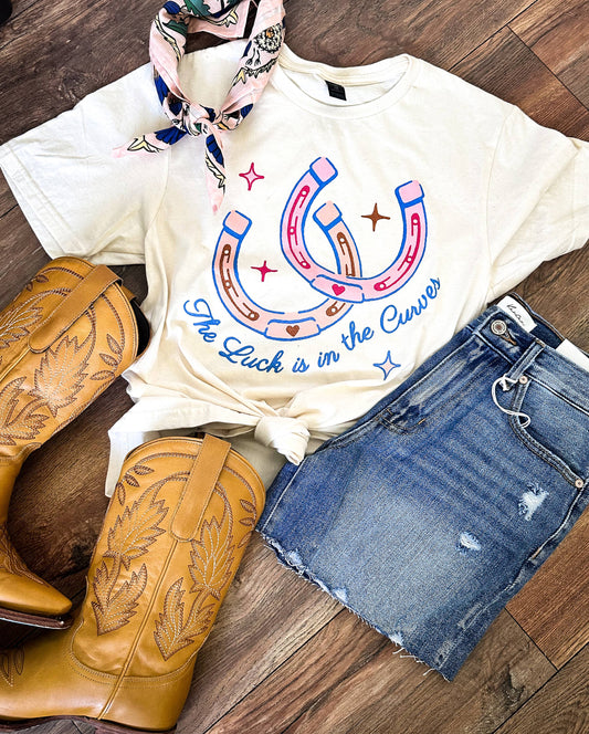 The Luck is in the Curves Tee