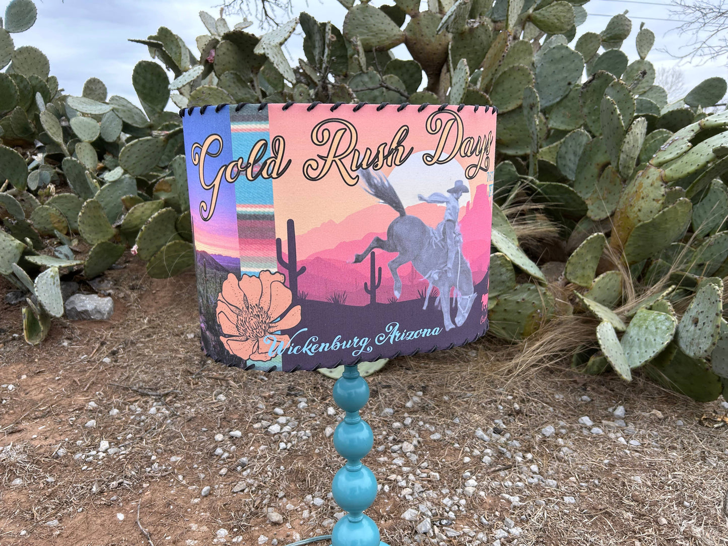 Lampshade Cowgirl Bronc Riders