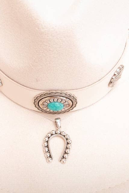 Demi's Sterling Studded Horseshoe Set