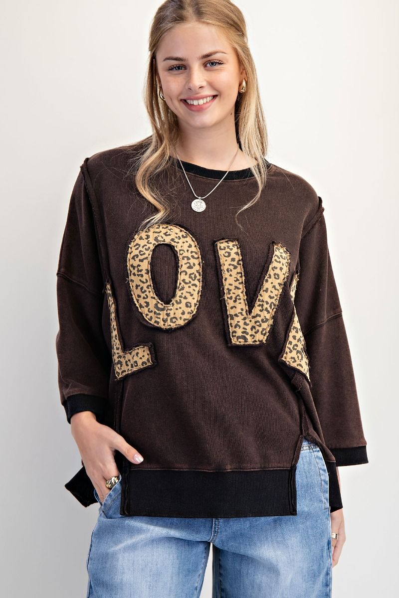 Love Patch Sweater