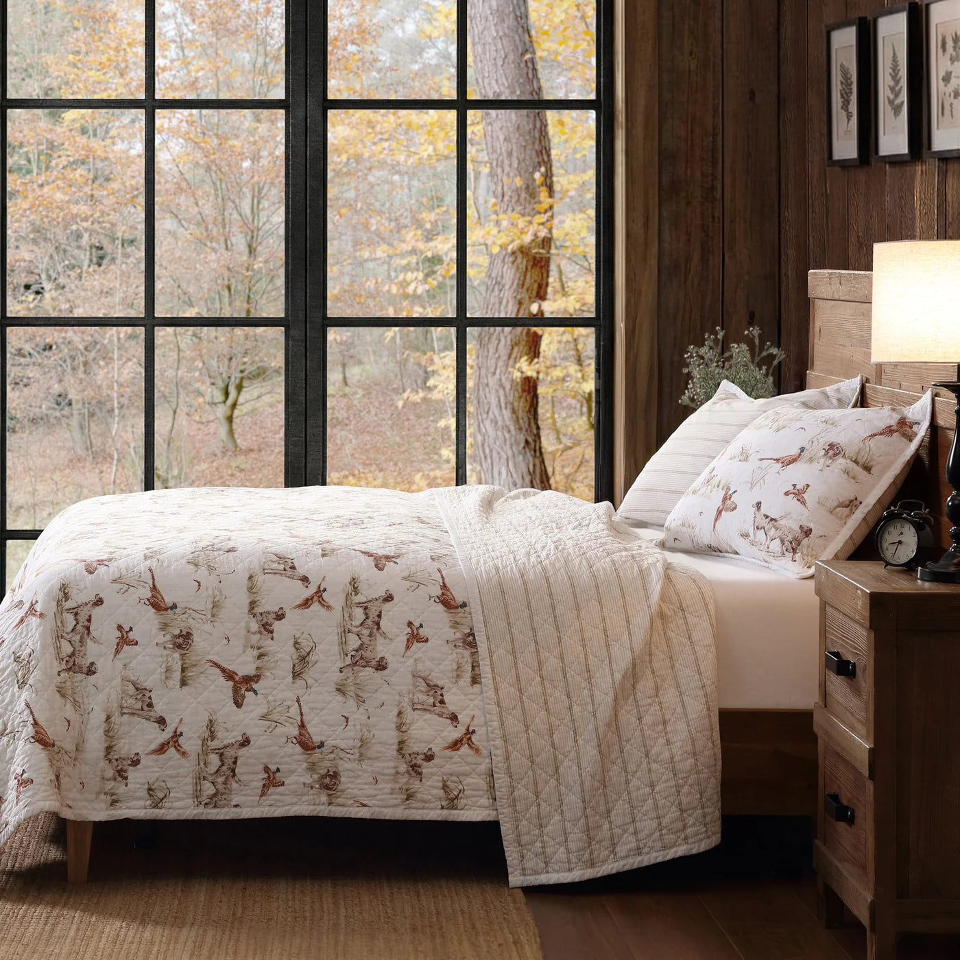 HUNT LIFE REVERSIBLE QUILT
SET