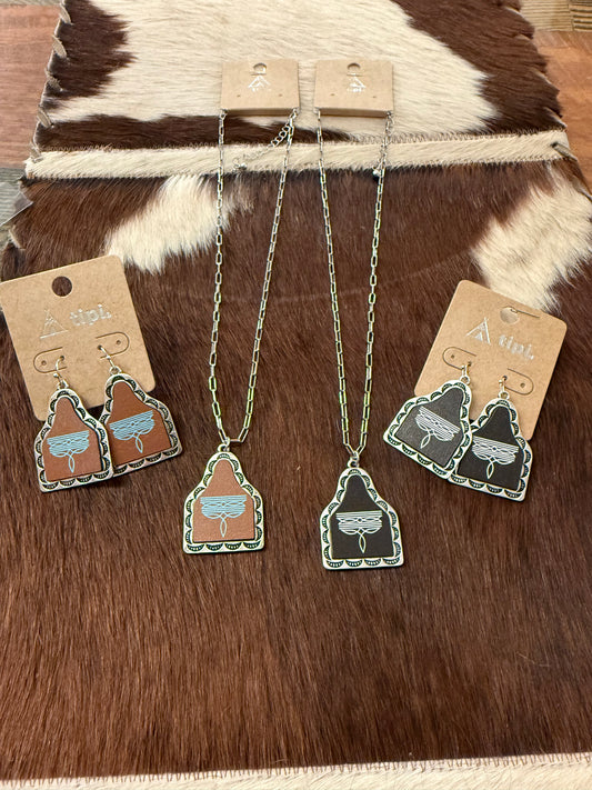 Bootstitch Betty Necklace or Earrings