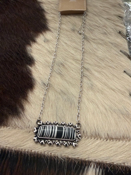 Zebra Girl Necklace