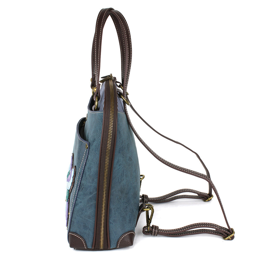 CONVERTIBLE BACKPACK PURSE
- HUMMINGBIRD