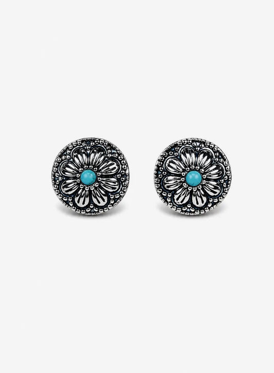 Concho Stud Earrings