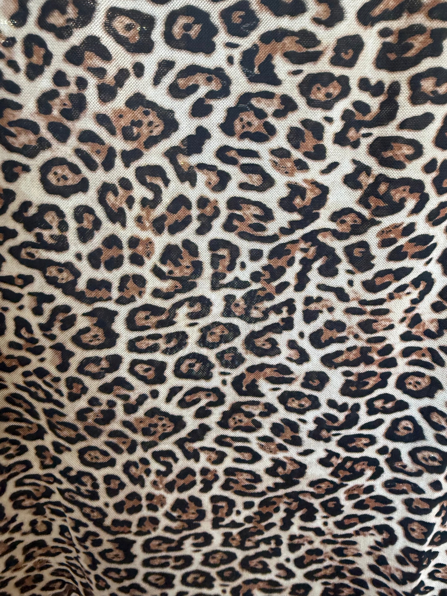 Leopard Mesh Tank