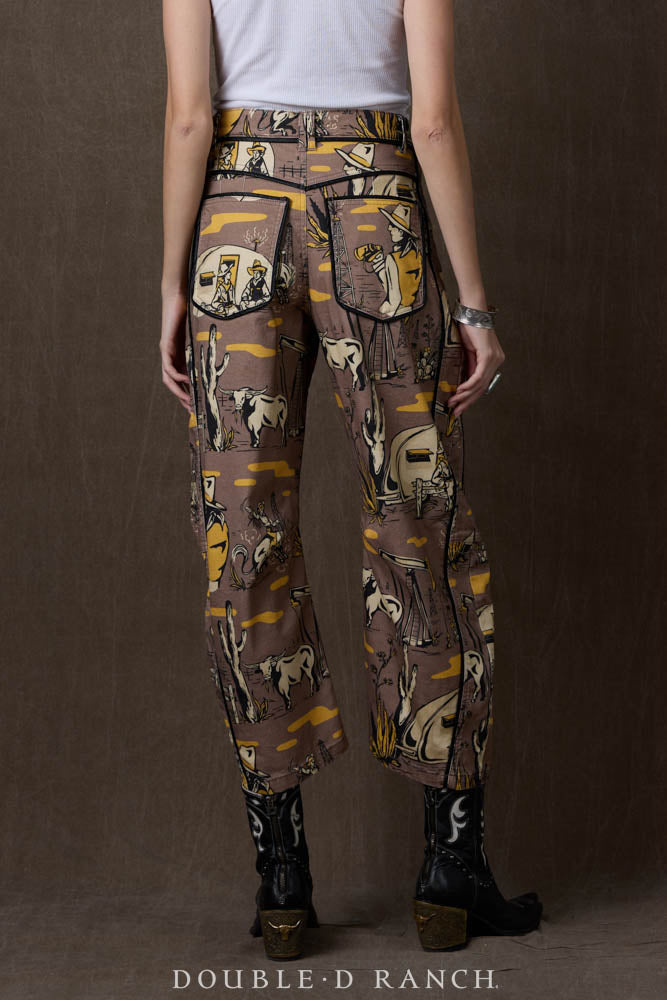 Oil Camp Barrel Pant by Double D