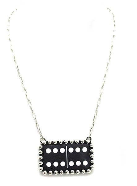 Black Domino Necklace
