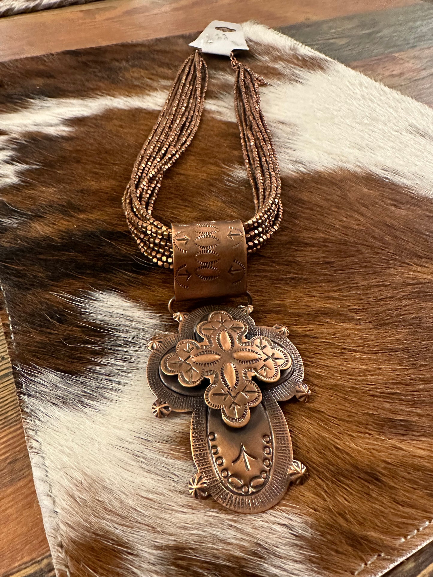 Double Cross Necklace