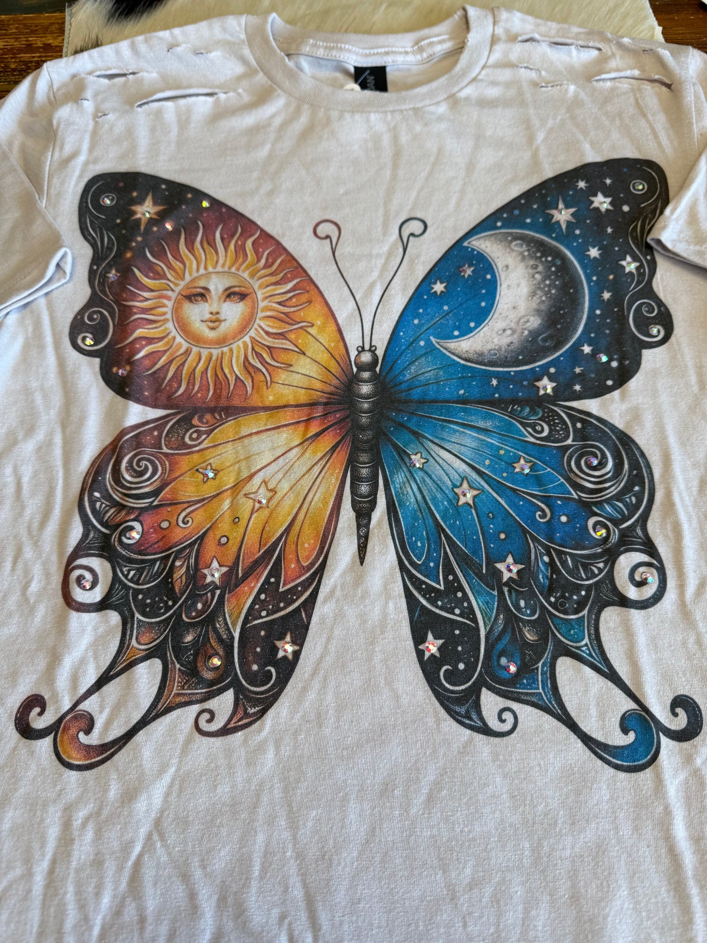 Sun and Moon Butterfly Tee
