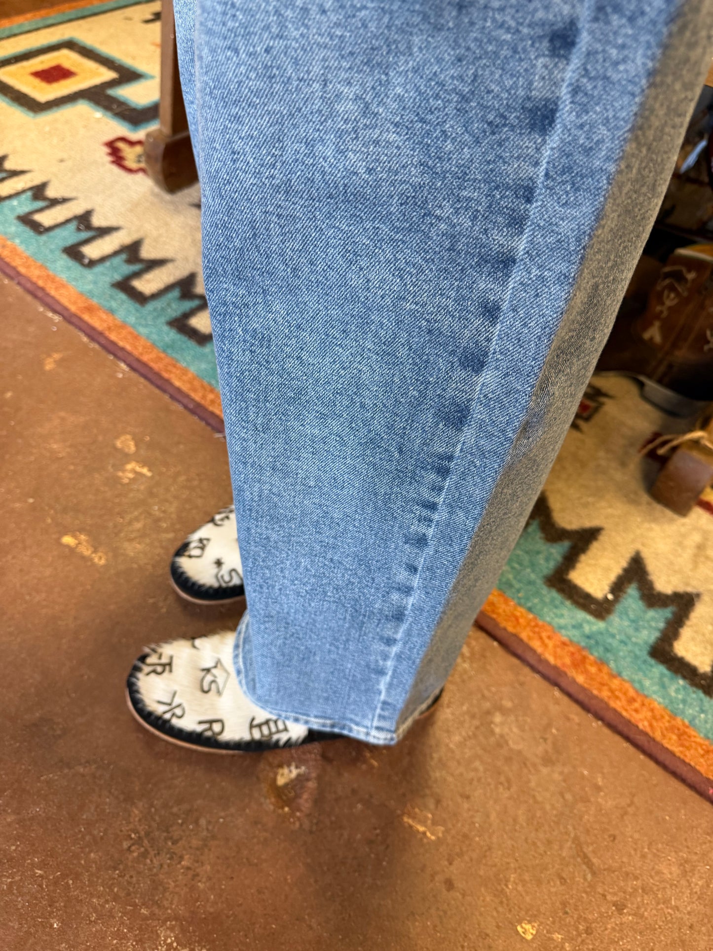 Cherry Wide Leg Jeans