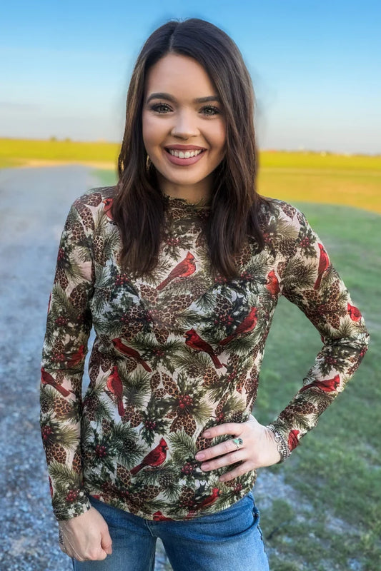 CHRISTMAS IN THE PINES
MESH TOP