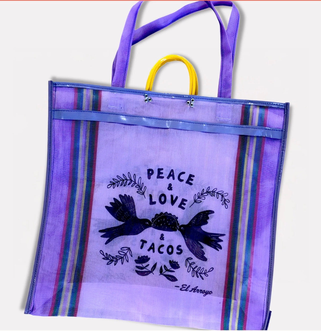 Taco Dove - Large Mesh Tote