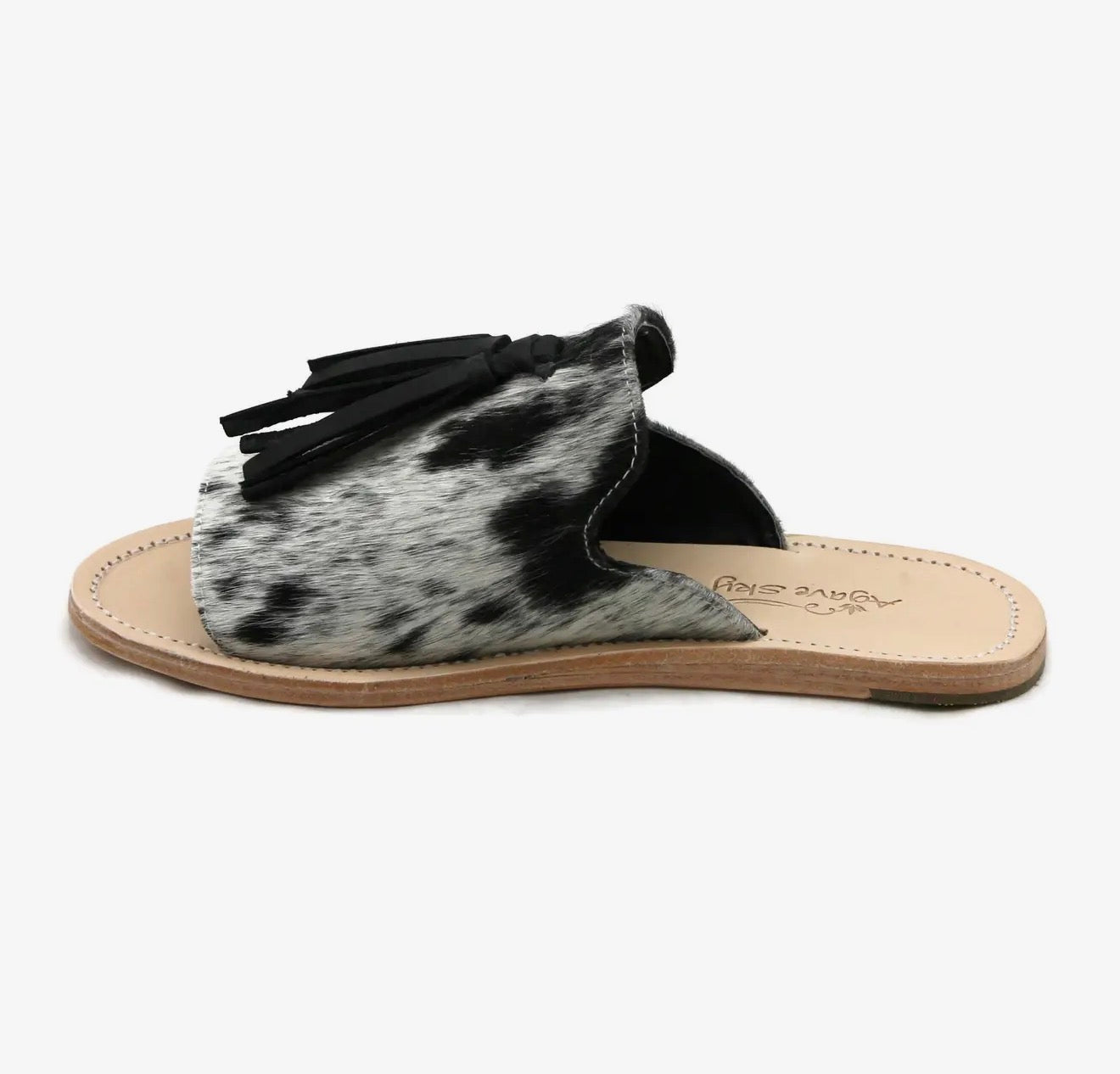 Tessa Cowhide Sandal w/ Tassel